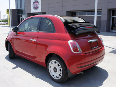 fiat 500c 2012 red pop gasoline 4 cylinders front wheel drive 5 speed manual 76108