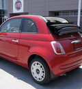 fiat 500c 2012 red pop gasoline 4 cylinders front wheel drive 5 speed manual 76108