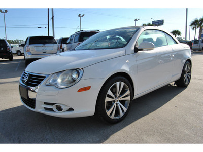 volkswagen eos 2008 white gasoline 6 cylinders front wheel drive automatic with overdrive 77539