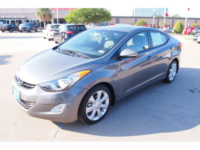 hyundai elantra 2013 dk  gray sedan limited gasoline 4 cylinders front wheel drive automatic 77074