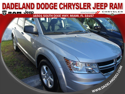 dodge journey 2013 silver american value package gasoline 4 cylinders front wheel drive automatic 33157