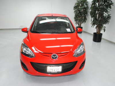 mazda mazda2 2011 red sedan gasoline 4 cylinders front wheel drive automatic 91731