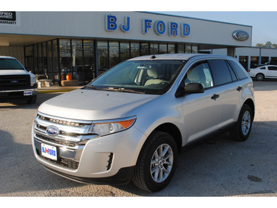 ford edge 2013 silver se gasoline 6 cylinders front wheel drive shiftable automatic 77575