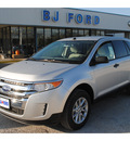 ford edge 2013 silver se gasoline 6 cylinders front wheel drive shiftable automatic 77575