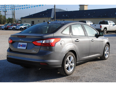 ford focus 2013 gray sedan se flex fuel 4 cylinders front wheel drive automatic 77575