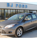 ford focus 2013 gray sedan se flex fuel 4 cylinders front wheel drive automatic 77575