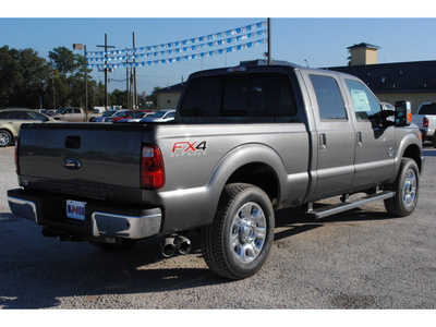 ford f 250 super duty 2012 gray lariat fx4 biodiesel 8 cylinders 4 wheel drive shiftable automatic 77575