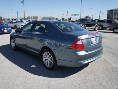 ford fusion 2011 blue sedan sel gasoline 4 cylinders front wheel drive automatic 75062