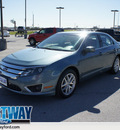 ford fusion 2011 blue sedan sel gasoline 4 cylinders front wheel drive automatic 75062