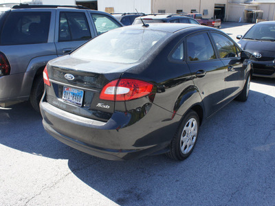 ford fiesta 2011 black sedan s gasoline 4 cylinders front wheel drive automatic 75062