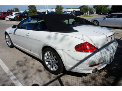 bmw 6 series 2006 white 650i gasoline 8 cylinders rear wheel drive automatic 78729