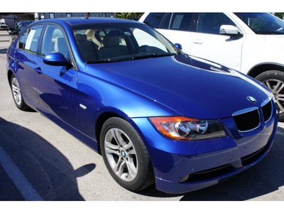 bmw 3 series 2008 blue sedan 328i gasoline 6 cylinders rear wheel drive automatic 78729