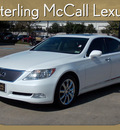 lexus ls 460 2007 off white sedan gasoline 8 cylinders rear wheel drive shiftable automatic 77074