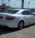 lexus ls 460 2007 off white sedan gasoline 8 cylinders rear wheel drive shiftable automatic 77074