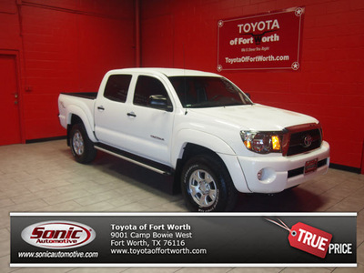 toyota tacoma 2011 white prerunner v6 gasoline 6 cylinders 2 wheel drive automatic 76116