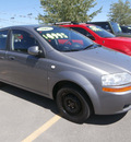 chevrolet aveo 2007 gray hatchback gasoline 4 cylinders front wheel drive 5 speed manual 13502