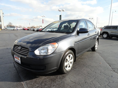 hyundai accent 2008 gray sedan gls gasoline 4 cylinders front wheel drive automatic 60443