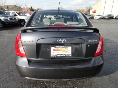 hyundai accent 2008 gray sedan gls gasoline 4 cylinders front wheel drive automatic 60443