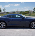 chevrolet camaro 2012 blue coupe gasoline 8 cylinders rear wheel drive 6 spd auto onstar,1 yr sa 77090