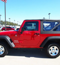 jeep wrangler 2012 red suv sport gasoline 6 cylinders 4 wheel drive automatic 76018
