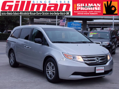 honda odyssey 2012 silver van ex gasoline 6 cylinders front wheel drive automatic with overdrive 77099