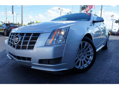 cadillac cts 2012 silver coupe gasoline 6 cylinders rear wheel drive automatic 33177