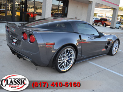 chevrolet corvette 2010 gray coupe zr1 gasoline 8 cylinders rear wheel drive 6 speed manual 76051