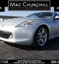 nissan 370z 2009 silver coupe touring gasoline 6 cylinders rear wheel drive automatic 76137
