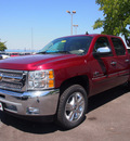 chevrolet silverado 1500 2013 dk  red lt flex fuel v8 2 wheel drive automatic 75075