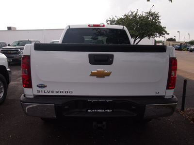 chevrolet silverado 1500 2013 white lt flex fuel v8 2 wheel drive automatic 75075