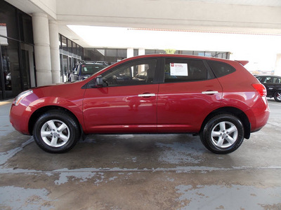 nissan rogue 2010 red suv s gasoline 4 cylinders front wheel drive automatic with overdrive 77477