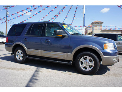 ford expedition 2003 blue suv eddie bauer gasoline 8 cylinders sohc rear wheel drive automatic 78654