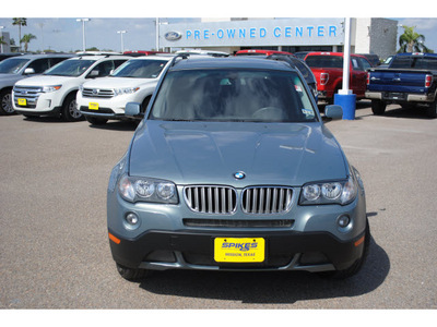 bmw x3 2009 blue suv xdrive30i gasoline 6 cylinders all whee drive automatic 78572