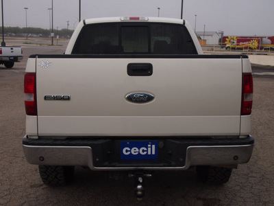 ford f 150 2007 white lariat flex fuel 8 cylinders 4 wheel drive automatic 78861