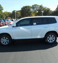 toyota highlander 2012 white suv gasoline 6 cylinders front wheel drive automatic 75604