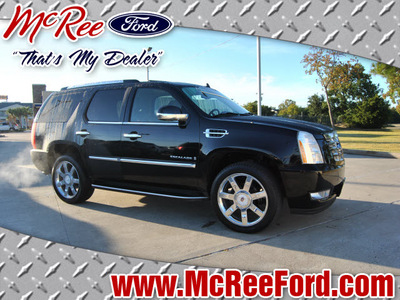 cadillac escalade 2009 black suv flex fuel 8 cylinders rear wheel drive automatic with overdrive 77539