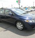 honda civic 2010 blue sedan lx gasoline 4 cylinders front wheel drive automatic 13502