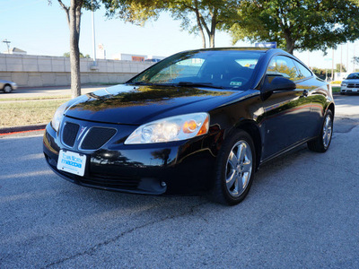pontiac g6 2007 black coupe gt gasoline 6 cylinders front wheel drive shiftable automatic 75080