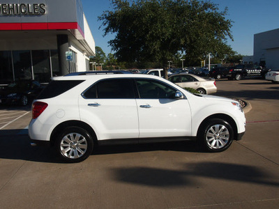 chevrolet equinox 2011 white ltz 6 cylinders automatic 76053
