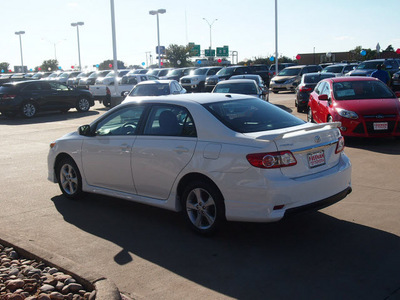 toyota corolla 2011 white sedan s gasoline 4 cylinders front wheel drive automatic 76053