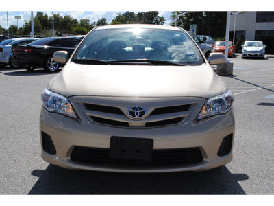 toyota corolla 2011 tan sedan le gasoline 4 cylinders front wheel drive automatic 77017