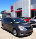 toyota sienna 2012 dk  gray van le 8 passenger gasoline 6 cylinders front wheel drive 6 speed automatic 76053