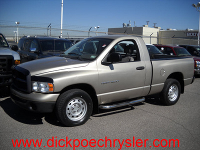 dodge ram 1500 2004 gold pickup truck st 6 cylinders automatic 79925