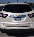 chevrolet traverse 2013 white diamond lt gasoline 6 cylinders front wheel drive 6 speed automatic 77090