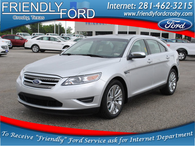 ford taurus 2012 silver sedan limited gasoline 6 cylinders front wheel drive automatic 77532