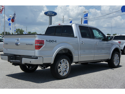 ford f 150 2012 silver platinum gasoline 6 cylinders 4 wheel drive 6 speed automatic 77532