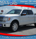 ford f 150 2012 silver platinum gasoline 6 cylinders 4 wheel drive 6 speed automatic 77532