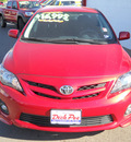 toyota corolla 2011 red sedan gasoline 4 cylinders front wheel drive automatic 79925
