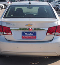 chevrolet cruze 2012 silver sedan gasoline 4 cylinders front wheel drive not specified 77090