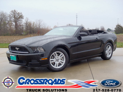 ford mustang 2013 black v6 gasoline 6 cylinders rear wheel drive automatic 62708